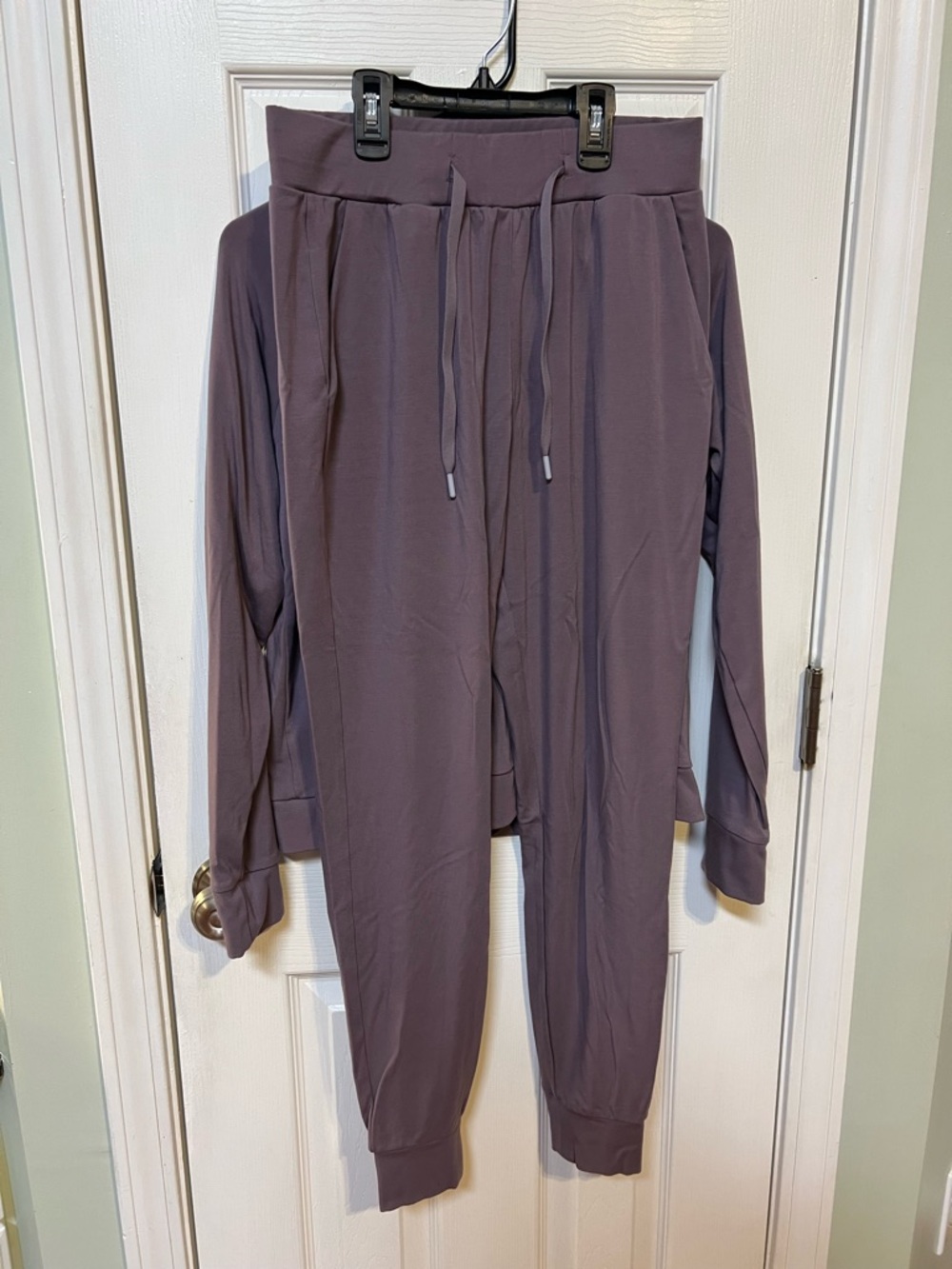 Cozy Earth Women's Brushed Bamboo Jogger Set - Plum